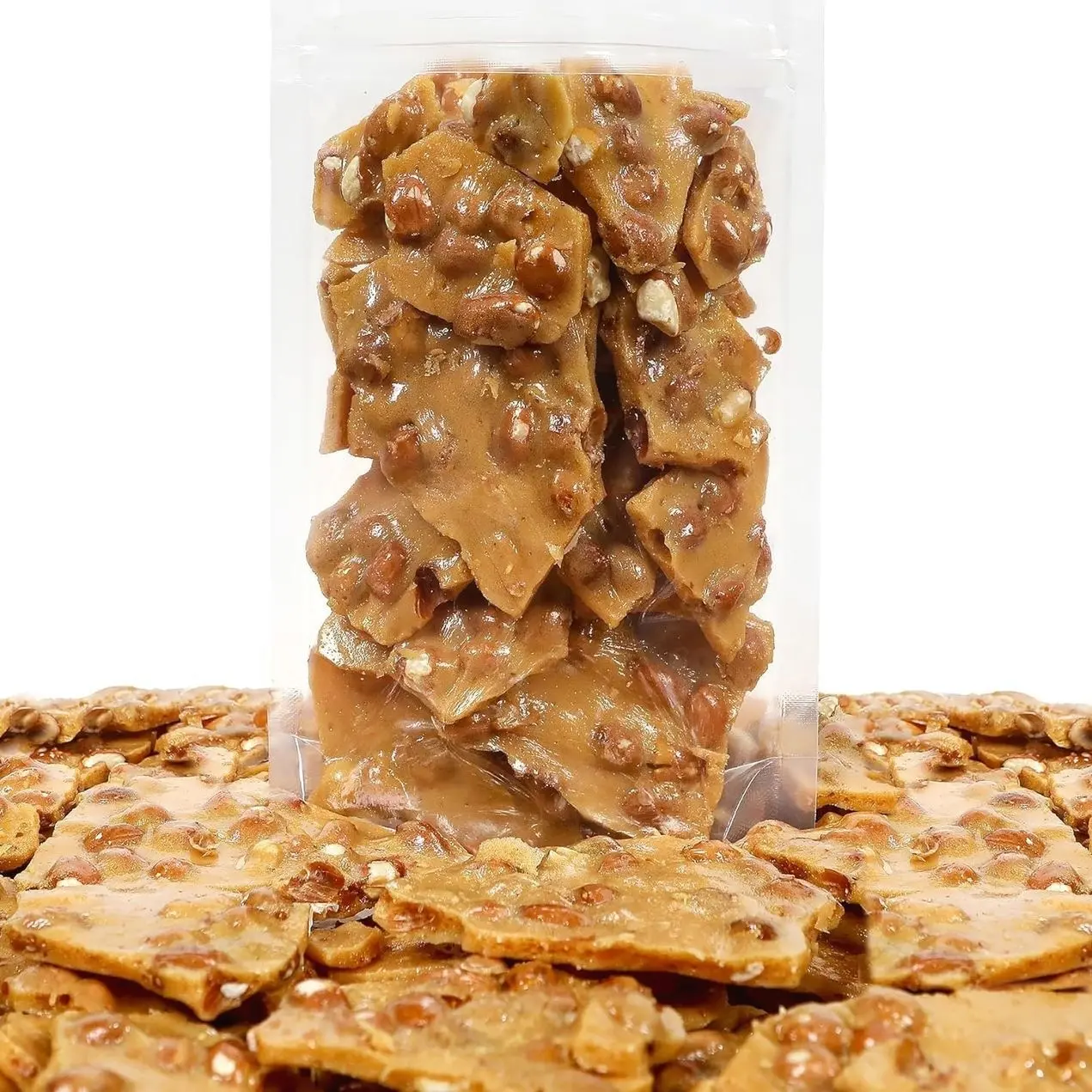 Home Style Peanut Brittle Candy by Smarty Stop (1 Pound (Pack of 1))