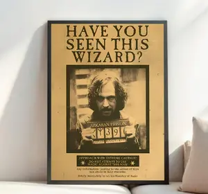 Sirius Black Wanted Poster, Have You Seen This Wizard HP Poster, HP Wall Hanging, HP Magic Castle Poster, Potterhead Home Decor, HP Wall Decor, Wizard World Poster, Herbology 449890