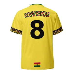 Custom Ghana Soccer Jersey Personalized Name and Number