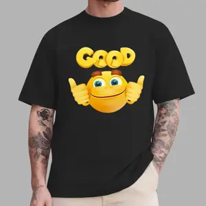 GOOD Vibes Only Funny Emoji Shirt Everyone Loves