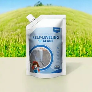 Tumeqi Waterproof Coating Self-Leveling Sealant 400ml High-Performance Repair Adhesive for Patios Foundations with Strong Adhesion & High Temperature Resistance - Super Glue