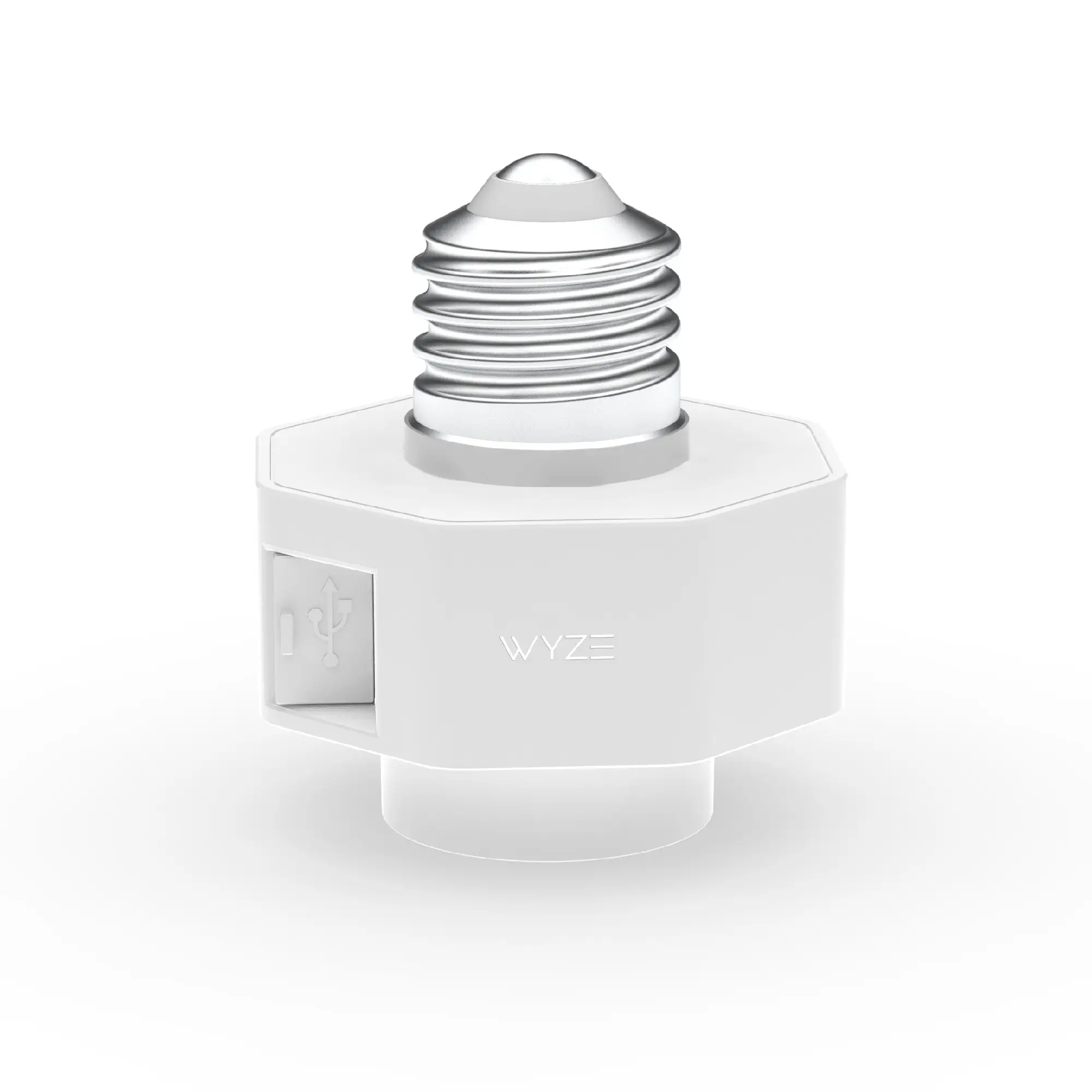 Wyze Lamp Socket v1 — Lightbulb Camera Adapter for Wyze Cam v4 and Cam v3, Also Makes Your Light(s) Smart, Special Power Adapter Accessory