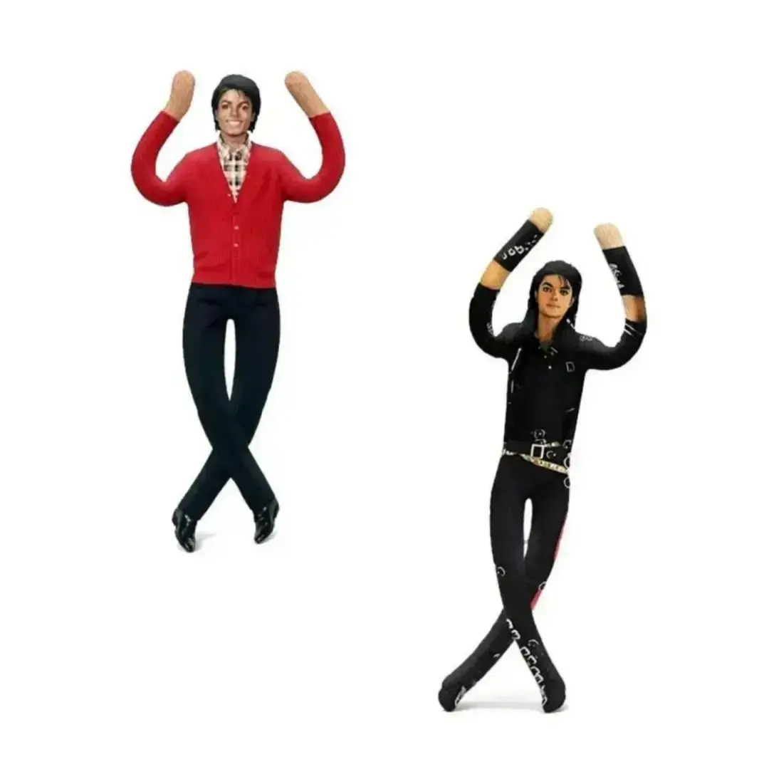 Michael Jackson Plush Doll Collectible Figure, Poseable MJ Articulated Toy for Display, King of Pop Fan Memorabilia Decor, Unique Music Gift for Collectors, Super Fans and Pop Culture Enthusiasts