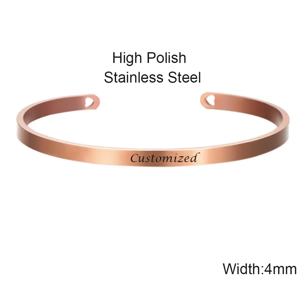 Custom Engraved Name Bracelets C Style Cuff Dainty Letter Charm Bracelet for Women Bangle Women Personalized Jewelry Gifts