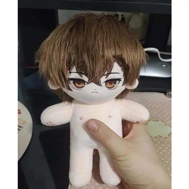 20cm Stuffed Figures Anime Bungou Stray Dogs Dazai Cotton Plush Doll Toys Kids Friend's Birthday Festival Gifts Fans Cute Gifts
