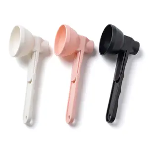 3 PCS Protein Powder Measuring Spoon Set with High-quality Funnel, Ideal for Pre-workout Creatine Powder Blends, No-Spill Protein Powder Spoon with Sliding Funnel,  Pouring Tool, Leak-Proof for Shaker Bottles