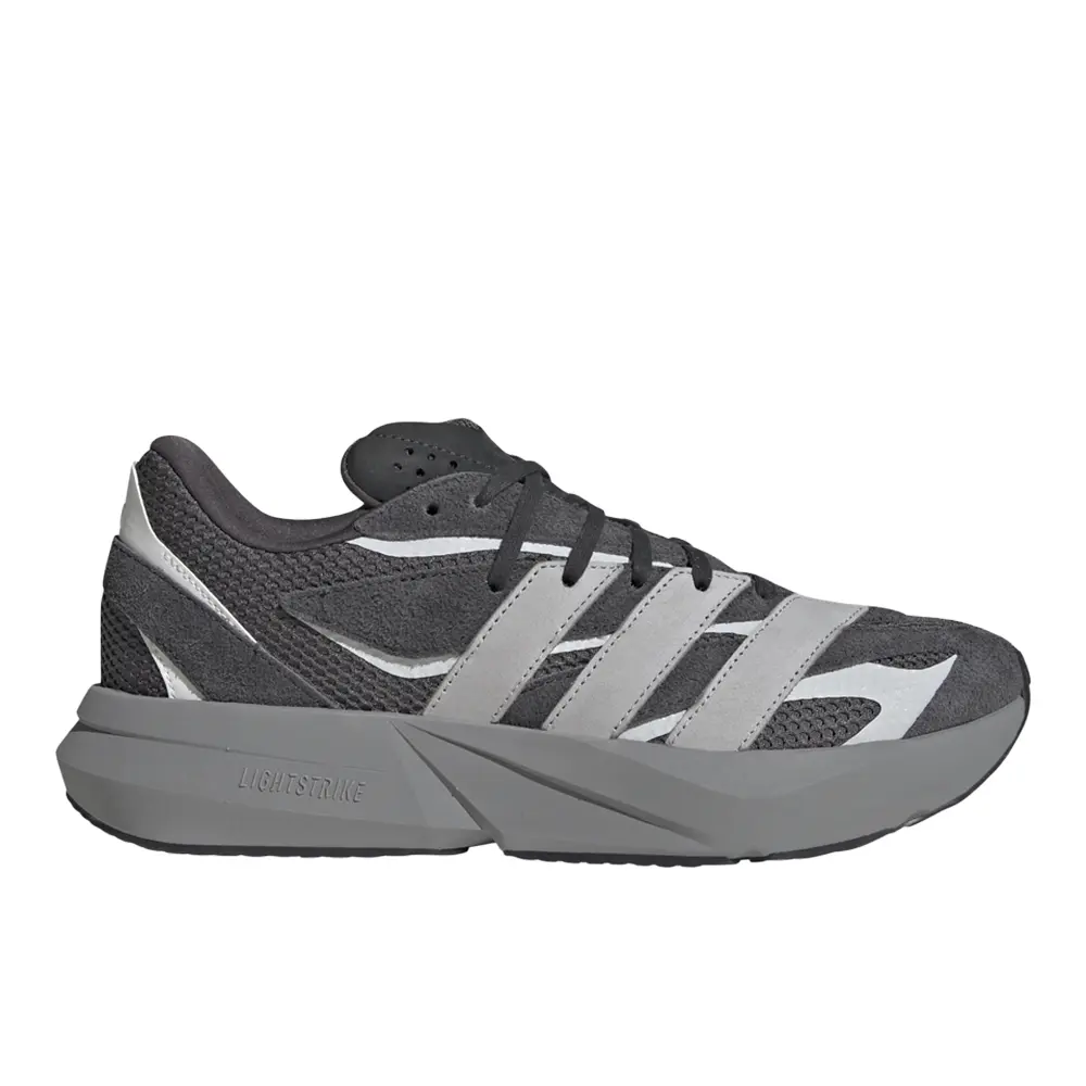 adidas Mens Lightblaze Sneakers Shoes Casual - Black, Grey