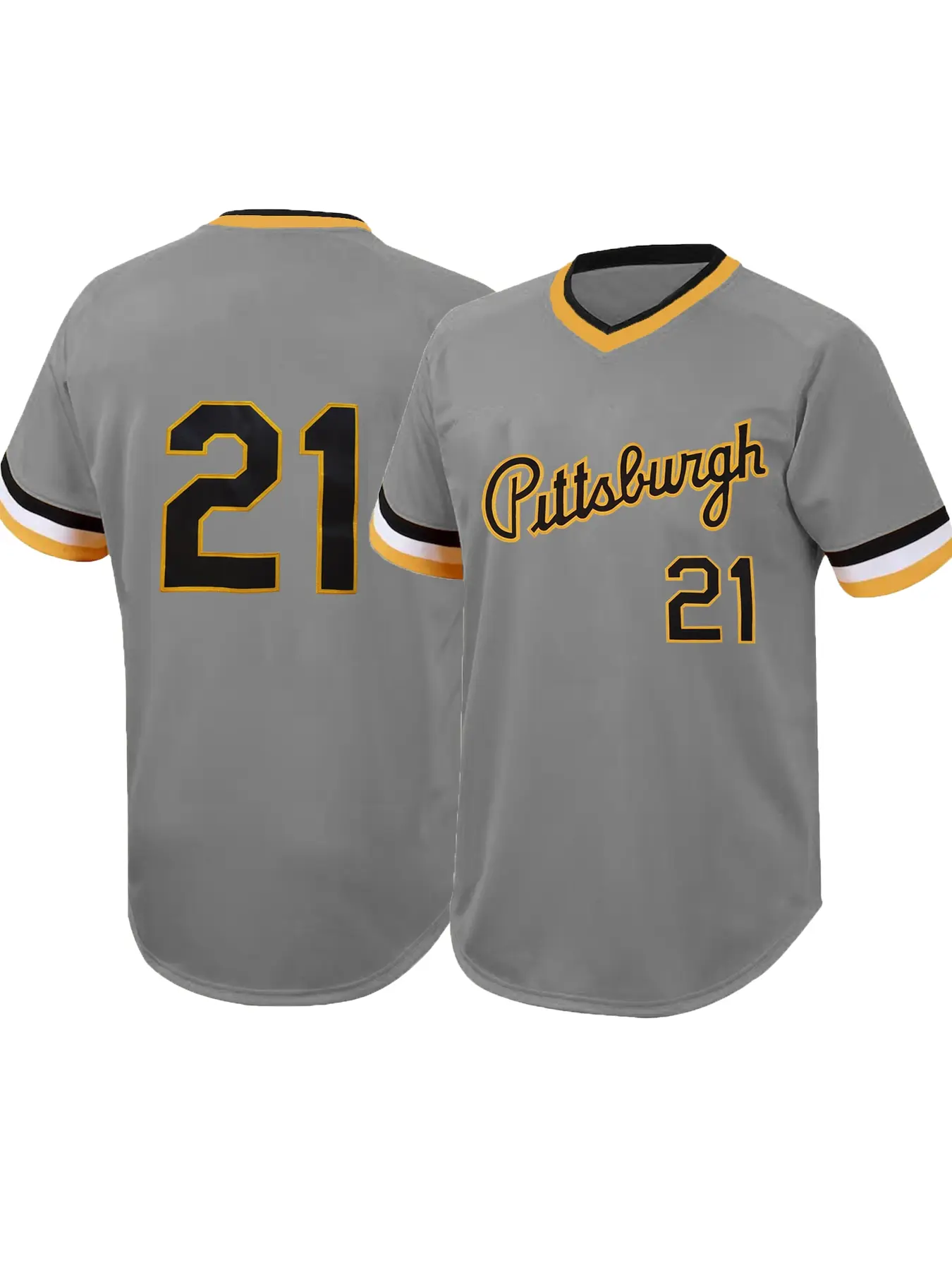 Pirate Nameless No. 21 Loose-Fit Baseball Jersey, Sports Style Jersey, Sporty Embroidered V Neck Unisex Shirt, Breathable Quick-Dry Outdoor Sports Top, Jersey Shirts, Stylish Jersey, Sports Clothing, Sportswear
