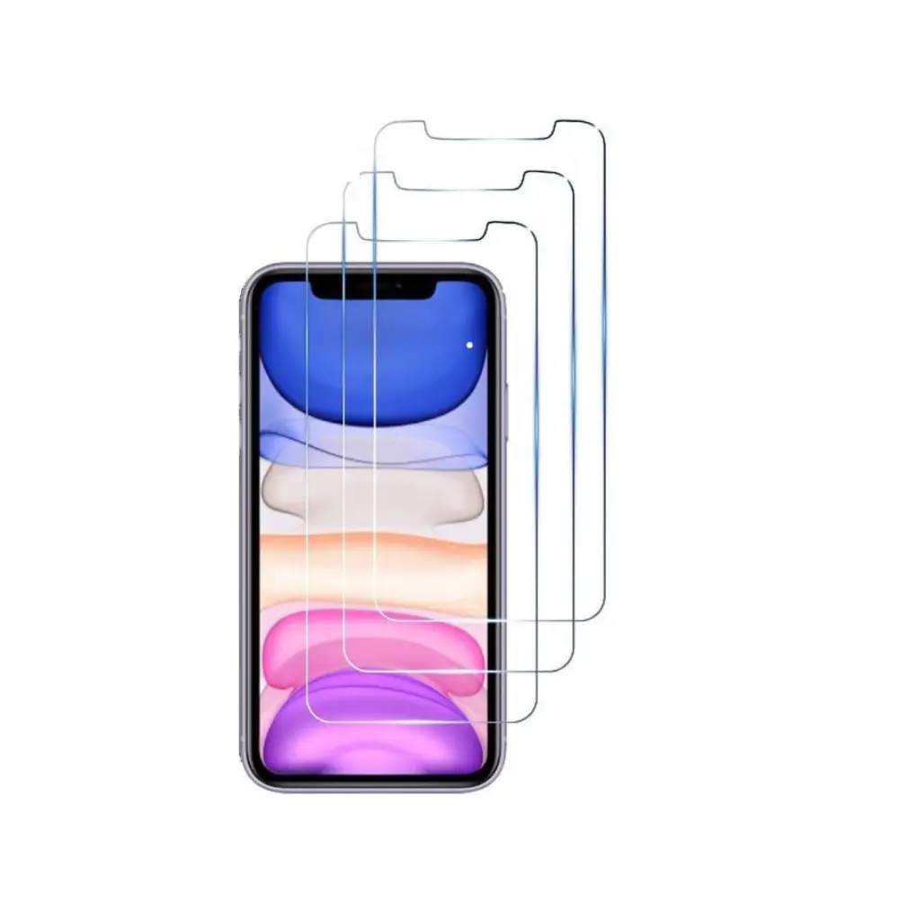 [3-PACK] Screen Protector for iPhone XS / X / Tempered Glass Screen Protector Film Cover, Anti-Scratch, Anti-Fingerprint, Bubble Free, 100% Clear, HD [fits iPhone X / XS / 11 Pro]