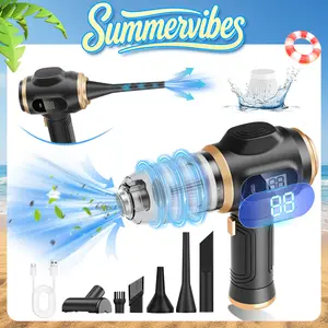 【Summervibes】Belibuy Handheld Cordless Car Vacuum Cleaner: 9000Pa powerful suction, 6-in-1 portable vacuum cleaner with a smart display, ideal for cars, homes, offices and pet care. A portable cordless cleaner. The perfect gift for your loved ones.