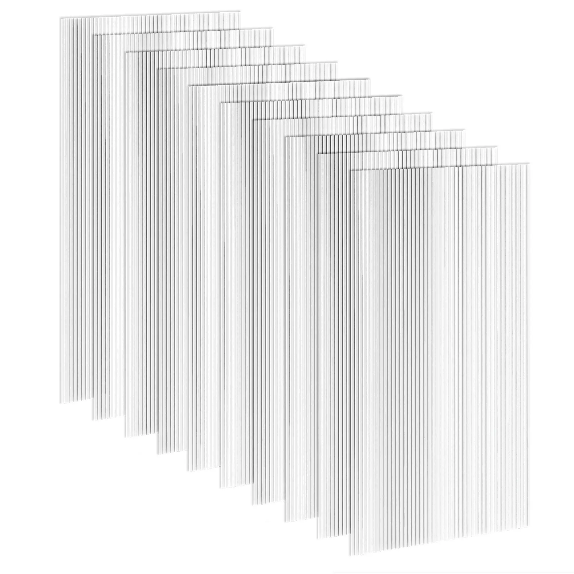 UV Shield Twin Wall Polycarbonate Sheets, Greenhouse Replacement Roof Panels with Great Thermal Insulation, High Light Transmission, Lightweight Design, Easy Cutting & Installation for Backyard Plant Nursery Shelters