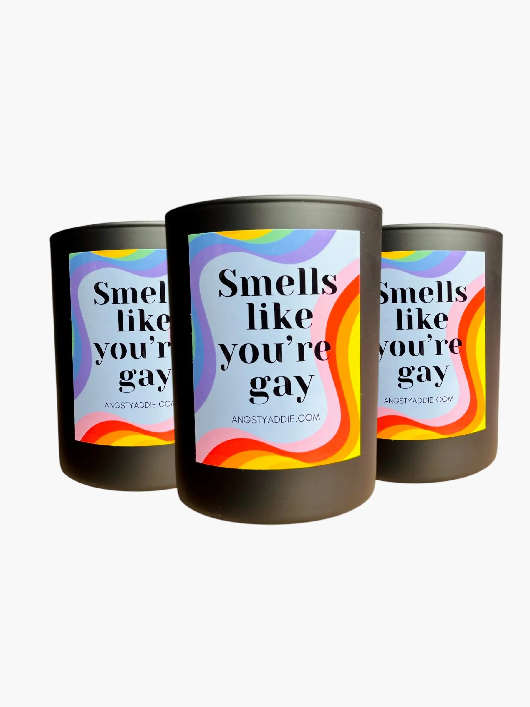 Bold Highly Scented Coconut Wax Aromatherapy Candles - Vegan Home Decor Candle, Rainbow Design, Beautiful Pride Gift for LGBTQ+ Loved Ones, Home Fragrance, Candles Scented, Bold, Beautiful Pride Gift