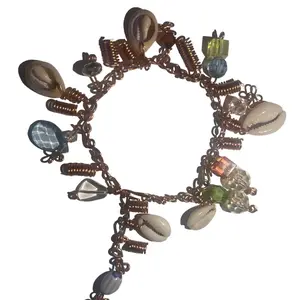 2Adjustable Copper Anklets