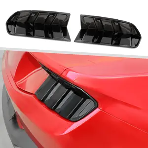 Automotive Smoked Black Rear Tail Light Lamp Trim Cover, Car Accessories for 2024+ Ford Mustang Vehicle Replacement