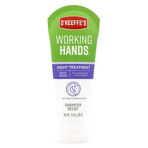 OKeeffes 9039051 3 oz Working Hands White Night Treatment Hand Cream - Pack of 5
