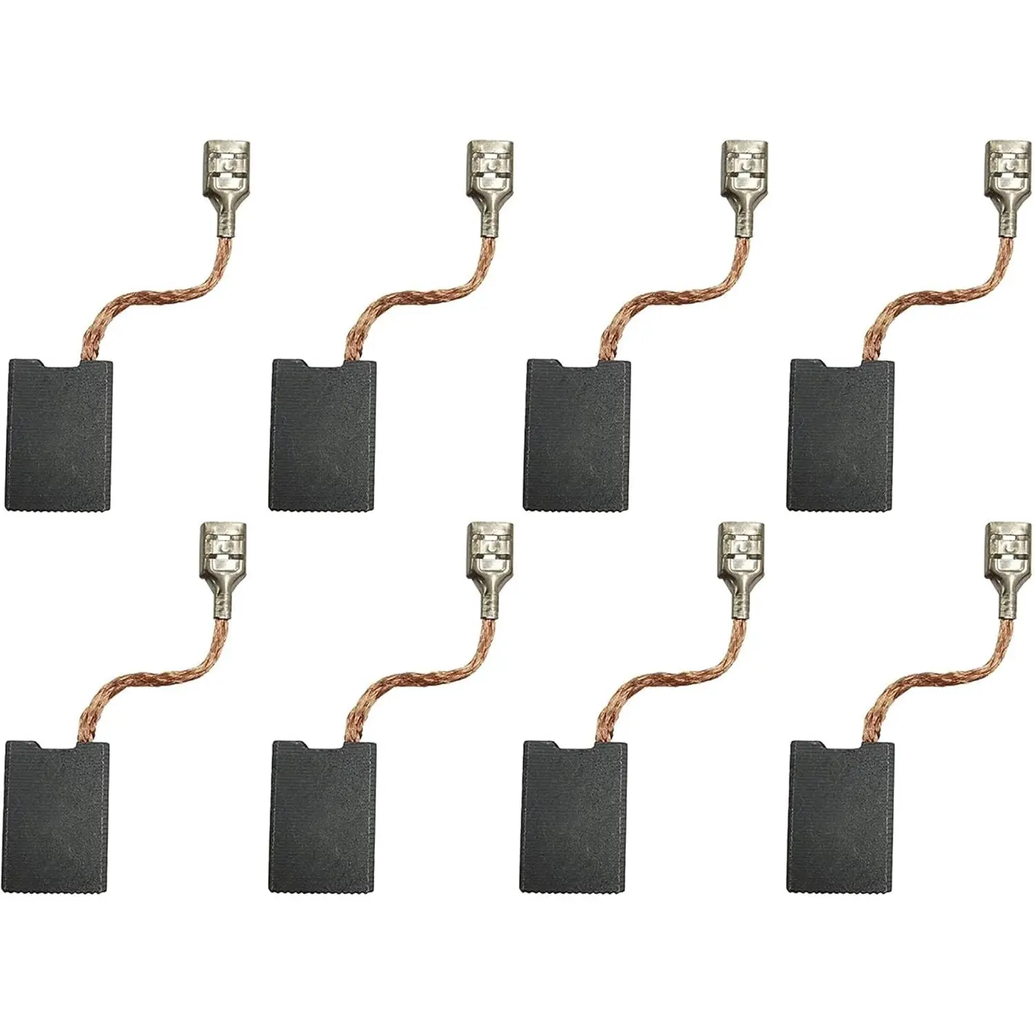 (4 pair) 1617014126 Carbon Brush Set Fits Boschh 11316EVS 11317EVS 11311EVS 11223EVS (0.62" x 0.24" x 1.03")