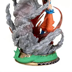 DBZ animation energy impact hand-with luminous energy ball+luminous base for gifts, home decoration and boyfriend birthday gifts.