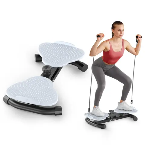 MERACH Waist Twister Board - Home Workout Equipment, Tummy Exercise Equipment, Multifunctional Abdominal Trainer, Durable PP Material, Non Slip Pedal, Noiseless During Use, 300 lbs Load-Bearing Capacity,outdoorfun
