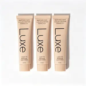 3pcs Luxe Color Changing Foundation for Women – Instantly Adapts to Your Skin Tone – Buildable Light-to-Medium, Medium Dark-to-Dark, Coverage – 12-Hour Wear – Natural Dewy Finish