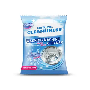 Washing Machine Drum Cleaner Powder, Deep Clean & Remove Residue, Safe for Front & Top Load Washers, Non-Toxic Formula, Maintains Fresh & Hygienic Drum, Appliance Cleaning Solution