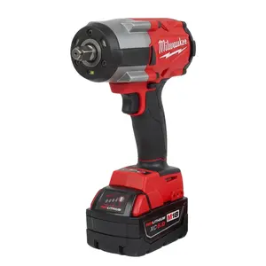 Milwaukee M18 FMTIWF12 18V Cordless 1/2in Impact Wrench 1000Nm Breakaway 2-Speed,Cordless High-Torque Impact Drill,Compact Cordless Impact Drill Set,Cordless Brushless Impact Drill,Compact Fieldmaster Multi-Tool,power tool