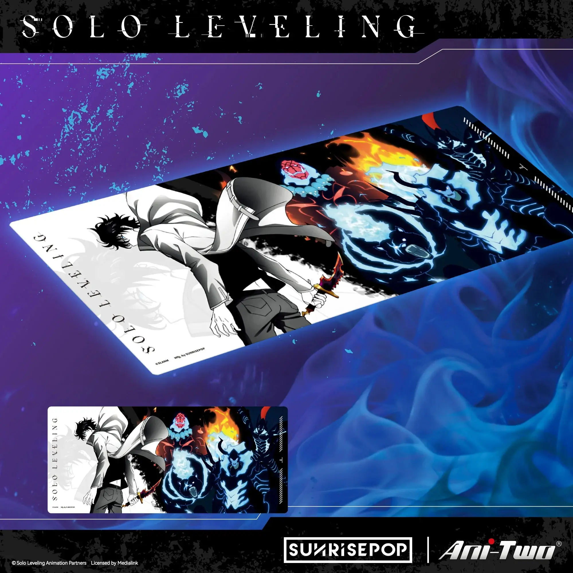 RARE Solo Leveling Mouse Pad Anime Keyboard MTG Desk Mice Mat Game