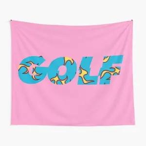 Igor Font Golf Logo Tapestry for Bedroom, College Dorm and Home Decor 60"x40", Funny Meme Wall Tapestries for Boy Girl Birthday Gifts Cotton Hanging