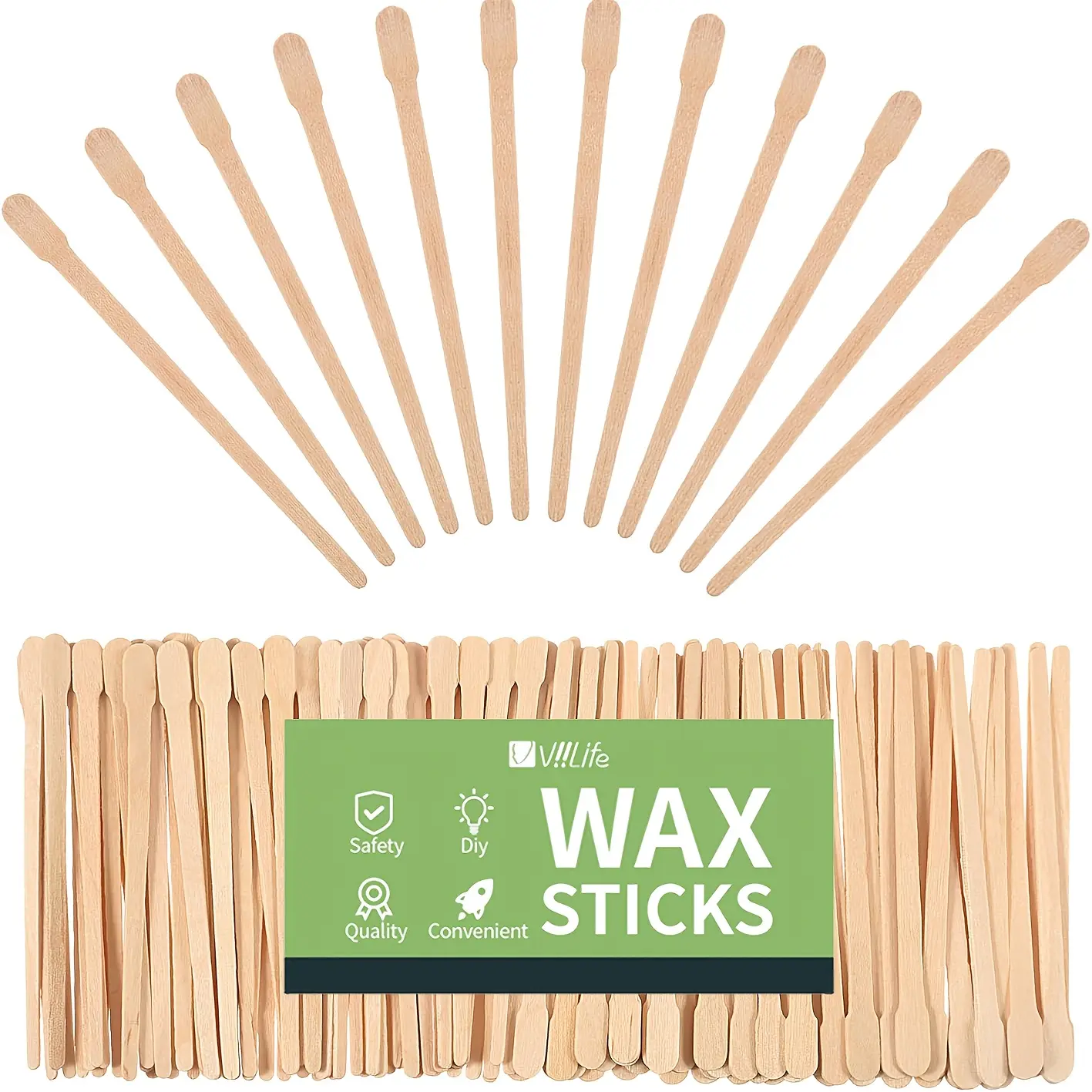 The multi-functional eyebrow wax application tool is suitable for small facial hair removal sticks and wooden craft sticks, ensuring smooth waxing without waste