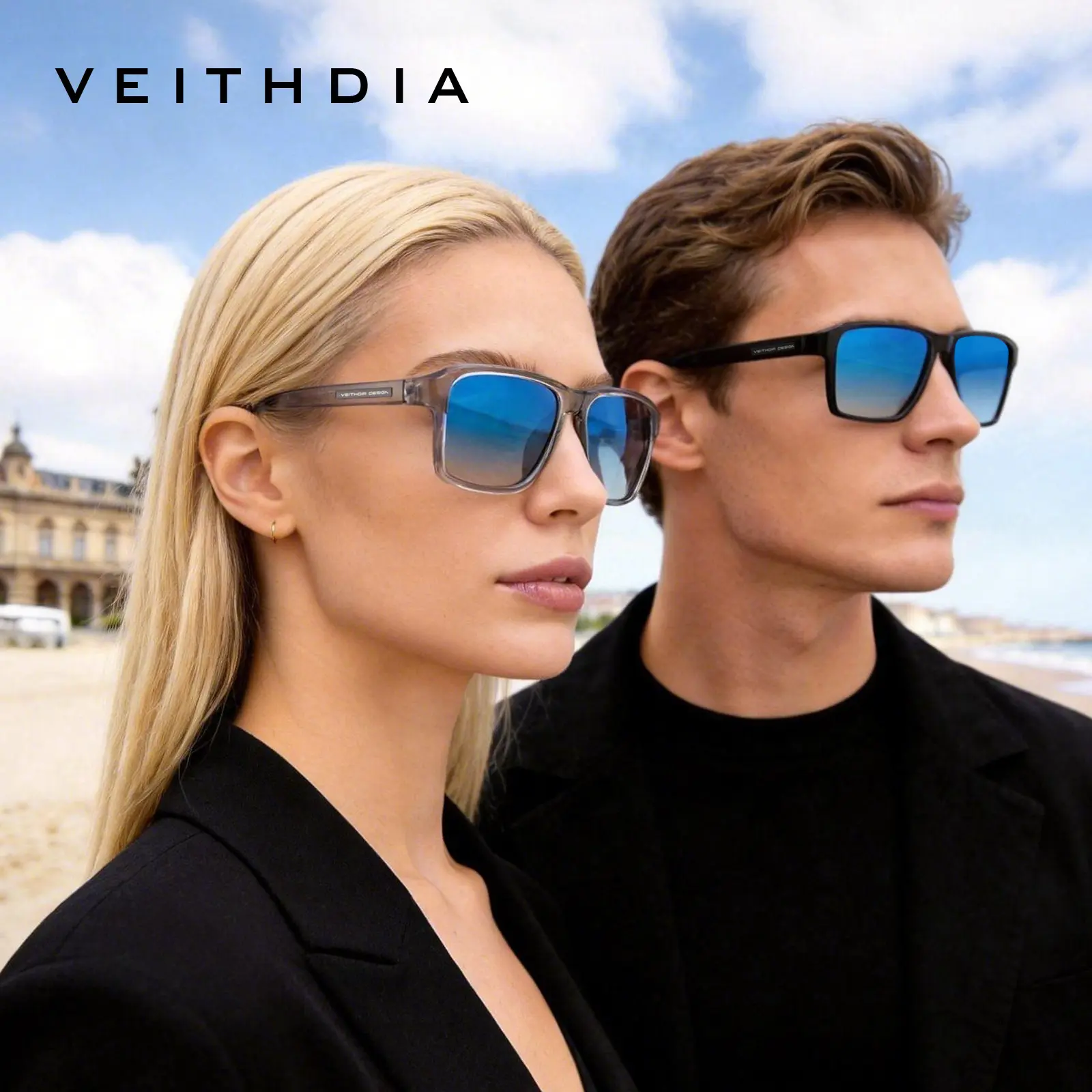 [Back to School Gift] VEITHDIA Polarized Sunglasses - UV Protection Shades for Driving, Fishing, Cycling & Everyday Wear