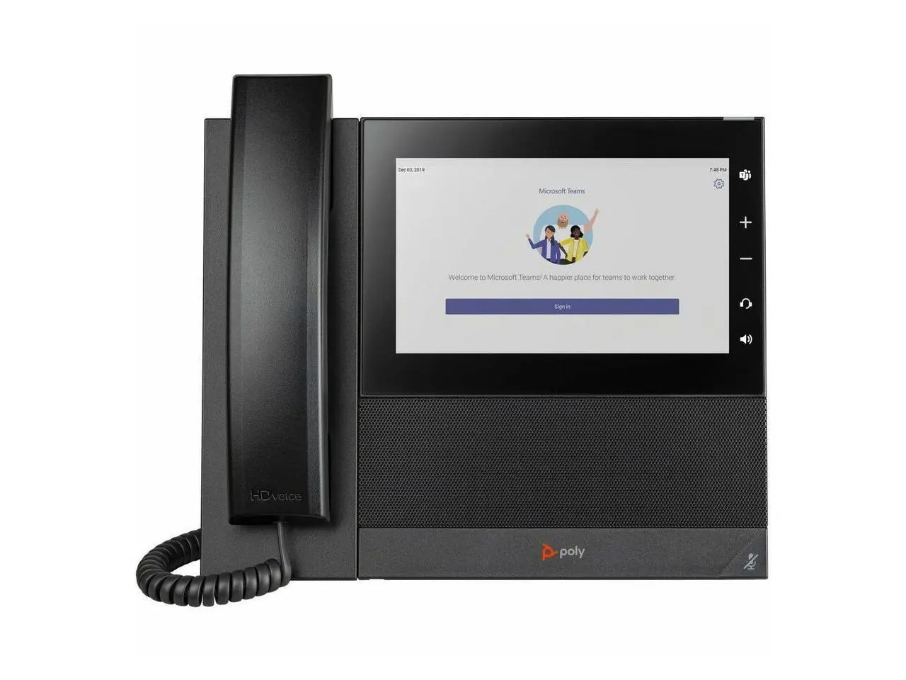 HP Poly CCX 600 Business Media Phone for Microsoft Teams and PoE-enabled | 82Z84AA