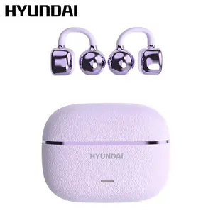 HYUNDAI C03 Clip On Wireless Headphones with 2025 Bluetooth 6.0 for Faster, Stable Connection & Low Power Use, DT6.0 Pulse Directional Tech, 360° ACS Panoramic Sound, IPX5 Waterproof Audio Earbuds for Music & Calls, Comfortable for Sports