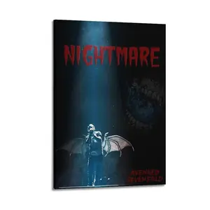 Nightmare-Avenged Sevenfold Canvas Painting Oil Painting Wall Art Canvas Poster Decorative Painting Corridor Decoration Home