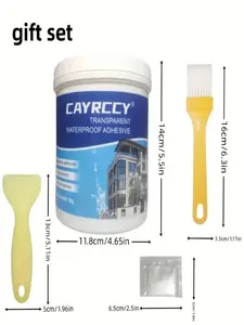 Transparent Waterproofing Rubber Sealant Coating, Fast-Curing Leak Repair Solution, Translucent Protective Coat for Roof, RV, USA Warehouse 2-4 Day Shipping