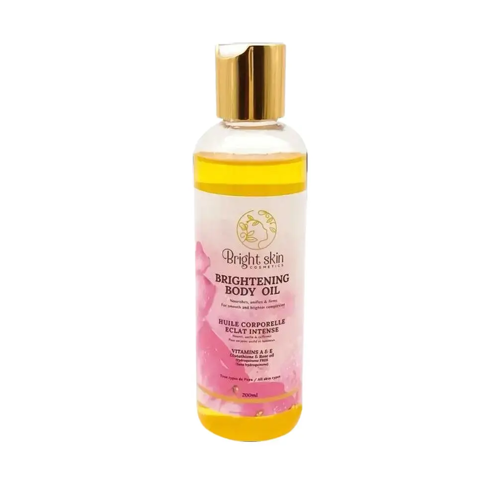 Brightening Body Oil - Arbutin & Vitamin E Cosmetic Blend, Lightweight Moisturizing Hydrating Daily Body Care, Lock in Moisture for Glowing Smooth Skin - 30ml