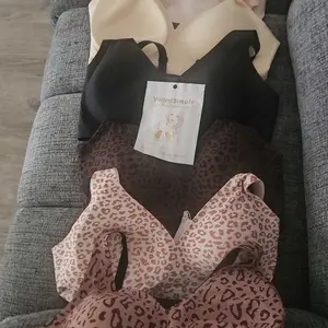 1/2/3/4PCS Jelly Deep V Seamless Bras for Women Comfortable Push Up Bra No Underwire Jelly Bra Bralettes Wireless Tshirts Bras Everyday Bras S-3XL