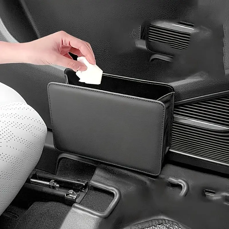 Car Storage Box, Door Hanging Multifunctional Folding Storage Box, Car Trash Can, Car Storage Organizers, Car Interior Accessories for Car Stowing & Tidying, Car Organization Accessories, Car Organizers and Storage Box