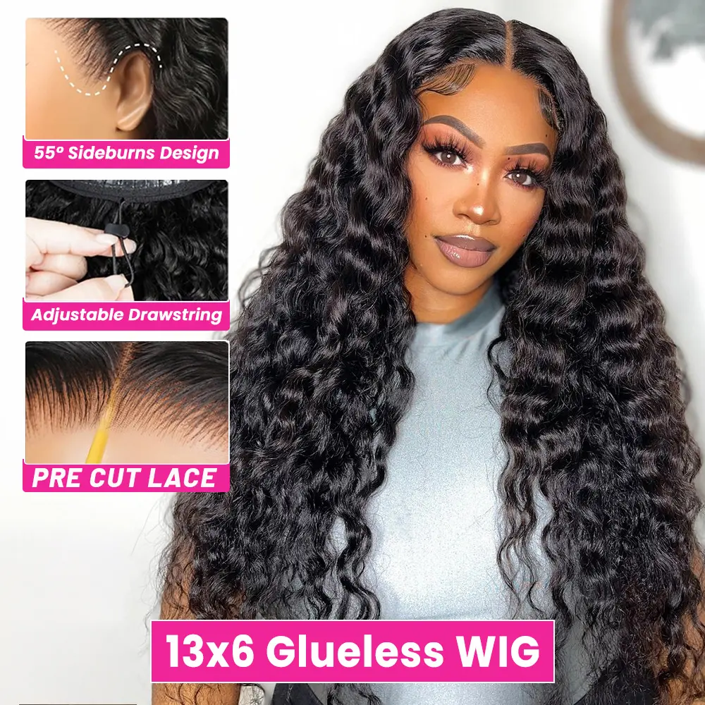 13x6 Glueless Deep Wave