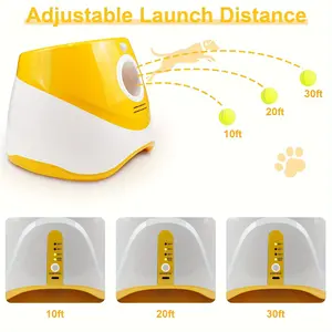 AutoFetch Pro - Ball Launchers - Interactive, Rechargeable, and Automatic Dog Ball Thrower for Indoor/Outdoor Catch Training, Exercise, and Fun - USB Powered, Portable, and Durable Pet Toy for Healthy Pet Development