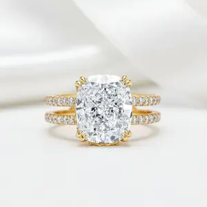 3.5 Carat Cushion Cut Engagement Ring