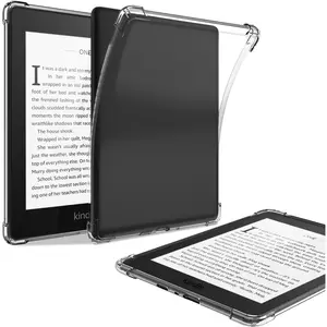 Clear Case for Older Kindle Paperwhite 5th/6th/7th Generation e-Reader (2012-2017 Release,Model EY21 & DP75SDI) - Lightweight TPU Transparent Soft Shell  Cover (Clear)