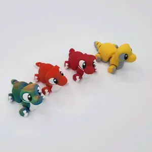 3D Printed Flexi Dino's 4 pack
