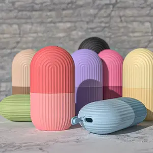 1pc Hypoallergenic Silicone Face Massage Ball, Reusable Cooling Facial Roller, Battery-Free Hygienic Skincare Tool for Facial Relaxation, Toothache Relief and Summer Skin Care