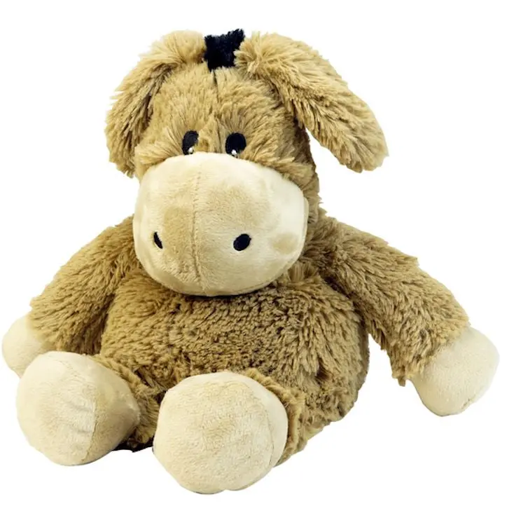 DONKEY Cozy Plush Heatable Lavender Scented Stuffed Animal