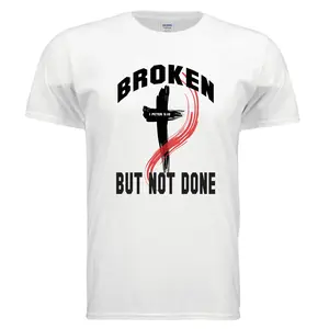 Broken 1 Shirt - Gildan G640 Adult Softstyle T-Shirt, Short Sleeve, Crew Neck, Casual Classic, Summer, Medium Length, 100% Preshrunk Ringspun Cotton, Sport Grey