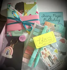 VIP Signed Book Box- Following Her Rainbow by Lyla Davis, Includes book and swag and more!
