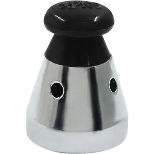 Black Universal Pressure Cooker Relief Jigger Valve 80KPA Safe Regulator Replacement Exhaust Valve Accessories for Weight Pressure Control 1Pc