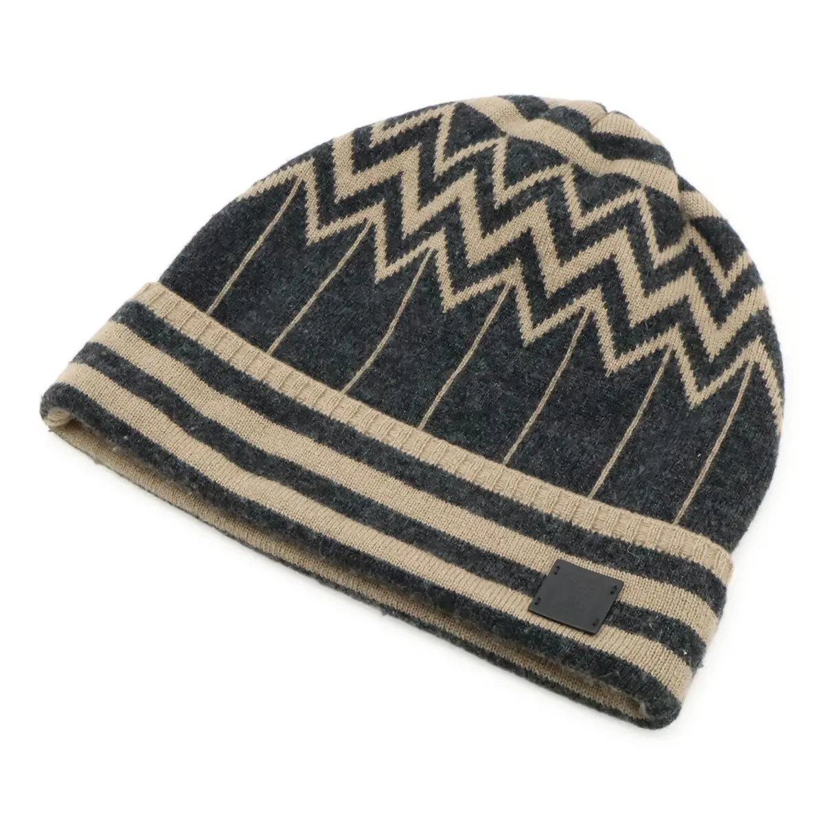 Pre-owned Louis Vuitton Cashmere Small Leather Goods Karakoram Beanie