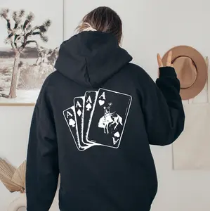Ace Card Cowboy Hoodie, Playing Card Hoodie, Country Girl Hoodie, Western Hoodie, Poker Card Games Hoodie  T-shirt, sweater and Hoodie
