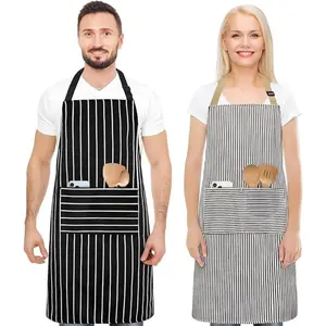 2 Pack Apron, Aprons for women with pockets, Cooking aprons for women, Kitchen aprons, Aprons for cooking
