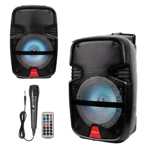 Dazone 3000W LOUD 8'' Portable Bluetooth Party Speaker Subwoofer Heavy Bass Sound System w/ AUX USB TF FM Microphone Remote Control
